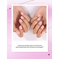 Melodysusie Semi Cured Gel Nail Strips Creamy Pink Works With Any Nail Lamps Salonquality Long Lasting Easy To Apply In