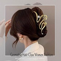 Mehayi 3 Pcs Metal Large Hair Claw Clips For Thick Heavy Hair Big Nonslip Hair Catch Barrette Jaw Clamp Strong Hold Claw Barr