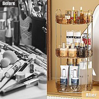 Fbotml Makeup Organizer Spinning Makeup Organizer Countertop Bathroom Organizer And Storage Perfume Organizer Large Capacity