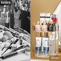 Fbotml Makeup Organizer Spinning Makeup Organizer Countertop Bathroom Organizer And Storage Perfume Organizer Large Capacity