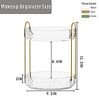 Fbotml Makeup Organizer Spinning Makeup Organizer Countertop Bathroom Organizer And Storage Perfume Organizer Large Capacity