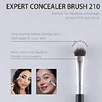 Energy Expert Concealer Brush Under Eye Face Makeup Brush Small Dense Synthetic Bristles For Liquid Cream Powder Eyeshadow Eye C