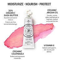 La Chatelaine 20 Shea Butter Hand Cream Travel Size Organic Argan Oil Moisturizing Nourishing Repairing Extrarich Hand Lo