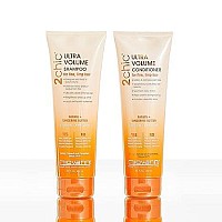 Giovanni 2Chic Ultravolume Shampoo Daily Volumizing Formula With Papaya Tangerine Butter Promotes Weightless Control For F