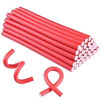 Royota 30Pcs 945 Flexible Hair Rollers Flexi Hair Rods Foam Curlers Heatless Bendable Twist Flexirod For Short Medium And Lon