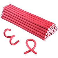 Royota 30Pcs 945 Hair Curlers Rollers Flexible Curling Rods Set Heatless Twist Soft Bendy Foam Hair Curls For Long And Short