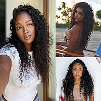 Paraglame Deep Wave Crochet Hair 14 Inch Curly Braiding Hair Ocean Wave Braiding Hair For Bohemian Knotless Braids Water Wave Br