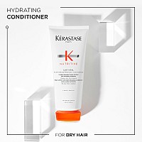 Kerastase Nutritive Lait Vital Hydrating Conditioner Illuminates Shiny Hair And Easily Detangles With Plantbased Proteins