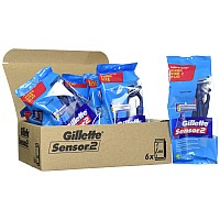 Gillette Sensor2 Mens Disposable Razors 5 Count Case Of 36