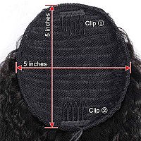 Drawstring Ponytail Kinky Straight Ponytail Extensions 100 Human Hair Drawstring Ponytail Extensions For Black Women Natural Bl