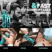 Dsp Hair Clipper Trimmer Kit For Men Professional Barber Set For Hair And Beard Cutting Zero Gap Beard Trimmer With Led Displa