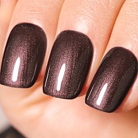 Ozzeal Pearl Gel Nail Polish Brown Glitter Gel Nail Polish Sparkle Shimmer Gel Glitter Nail Polish Fall Winter Soak Off Led Uv G