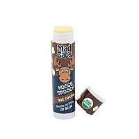 Mad Gabs Moose Smooch Hot Cocoa Lip Balm 3Pk Moisturizing And Certified Organic Made With Organic Olive Oil And Beeswax