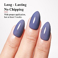 Imtiti Glitter Gel Nail Polish 05 Fl Oz Blue Glitter Gel Polish Soak Off Led U V Gold Shimmer Sparkle Nail Gel Polish Diy Nail