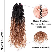 Toyotress Yanky Twist Crochet Hair 8 Inch 8 Packs 30 Strandspcs Pretwisted Fluffy Spring Mini Twist Short Bob Passion Twis