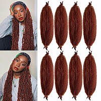 24Inch Marley Twist Braiding Hair Preseparated Springy Afro Twist Hair Kinky Twist Crochet Hair Braids For Distressed Soft Loc