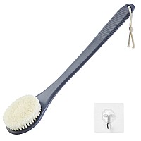 Back Scrubber For Shower Shower Body Brush For Cleaning With Long Handle For Showering 17 Inch Back Washer Exfoliator For Show