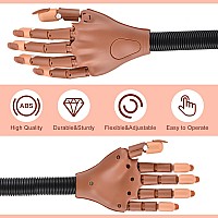 Mekk Nail Practice Hand Flexible Practice Hand For Acrylic Nails Manicure Practice Nail Hand For Beginners Nail Tech Must Haves