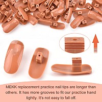 Mekk Nail Practice Hand Flexible Practice Hand For Acrylic Nails Manicure Practice Nail Hand For Beginners Nail Tech Must Haves