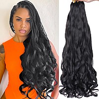 Unionbeauty 30 Inch French Curl Braiding Hair Blonde French Curly Braiding Hair Pre Stretched Body Wavy Braiding Hair For Goddes