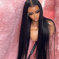 Beeos 13X6 Ultrafitted Skinlike Real Hd Lace Front Wig 180 Density Bleached Knots Preplucked Natural Hairline Straight Human