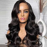 Beeos 13X6 Full Frontal Skinlike Real Hd Lace Wig Ultrafitted Design Preplucked Hairline Bleached Knots 180 Density Body Wav