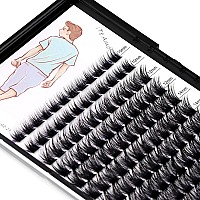 Dedila Large Traygrafted Mixed 10121416Mm Wide Stem Individual False Eyelashes120 Clusters D Curl Volume Eye Lashes Extensio