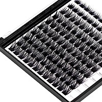 Dedila Large Traygrafted Mixed 10121416Mm Wide Stem Individual False Eyelashes120 Clusters D Curl Volume Eye Lashes Extensio