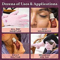 Purple Canyon Moisturizing Socks Gloves And Heel Balm Foot Care Kit Pink Socks And Gloves Infused With Aloe Vera And Vitamin