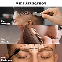 Red By Kiss Barber Pencil With Builtin Sharpener Hairline Razor Trace And Beard Shaping Pencils For Men Dark Brown