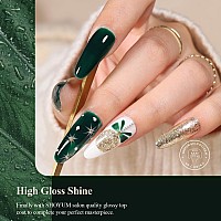 Shoyum 15Ml Gel Nail Polish Emerald Green Color Soak Off Uv Led Nail Gel Polish Nail Art Starter Manicure Salon Diy At Home 0