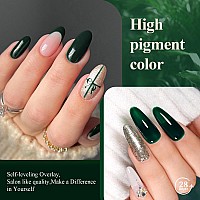 Shoyum 15Ml Gel Nail Polish Emerald Green Color Soak Off Uv Led Nail Gel Polish Nail Art Starter Manicure Salon Diy At Home 0