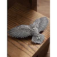 Haquil Vintage Antique Celtic Owl Hairpin Hair Stick Barrette Hair Accessory For Women