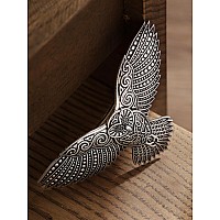 Haquil Vintage Antique Celtic Owl Hairpin Hair Stick Barrette Hair Accessory For Women