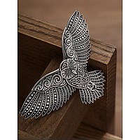 Haquil Vintage Antique Celtic Owl Hairpin Hair Stick Barrette Hair Accessory For Women