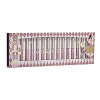 Beauty Concept 15Piece Lip Gloss Set Radiant Lips With Glossy Heavy Embossing Shiny Gold Foil Stamping 07 Fl Oz Each In P