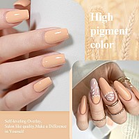 Shoyum Gel Nail Polish 15Ml Wheat Color Soak Off Uv Led Nail Gel Polish Nail Art Starter Manicure Salon Diy At Home 051Oz