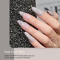 Shoyum 15Ml Gel Nail Polish Light Gray Color Gel Polish Soak Off Uv Led Manicure Art Salon Diy At Home