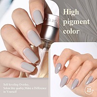 Shoyum 15Ml Gel Nail Polish Light Gray Color Gel Polish Soak Off Uv Led Manicure Art Salon Diy At Home