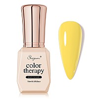 Shoyum Pastel Gel Nail Polish 15Ml Canary Yellow Color Gel Polish Soak Off Led Nail Lamp Gel Polish Nail Art Diy Home Manicure