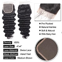 Loose Deep Wave Bundles 24 26 28 30 With 22 Closure Pre Plucked With Baby Hair Best Brazilian Human Hair Bundles With Closure Lo