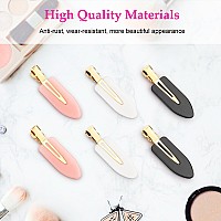 D 6 Pcs Hair Clips No Bend Hair Clips No Crease Hair Clip Makeup Clips For Women And Girls Flat Hair Clips For Hairstyling Salon