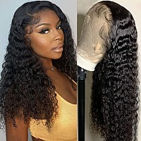 Zhengshuo 13X6 Lace Front Wigs Human Hair Water Wave Hd Lace Front Wigs Human Hair For Black Women Pre Plucked With Baby Hair 18