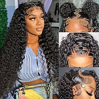 Zhengshuo 13X6 Lace Front Wigs Human Hair Water Wave Hd Lace Front Wigs Human Hair For Black Women Pre Plucked With Baby Hair 18