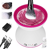 Electric Makeup Brush Cleaner Machine Two Gears Speed And Dehydration Function Travel Portable Automatic Usb Brushes Cleaner C