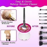 Electric Makeup Brush Cleaner Machine Two Gears Speed And Dehydration Function Travel Portable Automatic Usb Brushes Cleaner C