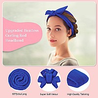 Flylipu Heatless Curling Rod Headband Upgraded 60 Extra Long Heatless Curls Soft Hair Curlers To Sleep In Hair Rollers For N