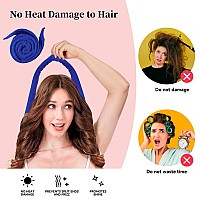 Flylipu Heatless Curling Rod Headband Upgraded 60 Extra Long Heatless Curls Soft Hair Curlers To Sleep In Hair Rollers For N