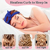 Flylipu Heatless Curling Rod Headband Upgraded 60 Extra Long Heatless Curls Soft Hair Curlers To Sleep In Hair Rollers For N