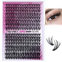 Lash Clusters Eyelash Extensions 320Pcs Individual Lashes 916Mm Mix 30D 40D Eyelash Clusters D Curl Diy Lash Extension At Home